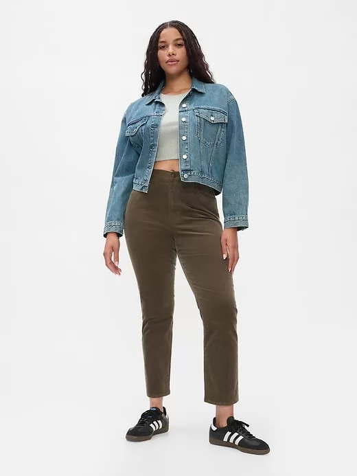 High Rise Corduroy Vintage Slim Pants High Rise Corduroy Vintage Slim Pants