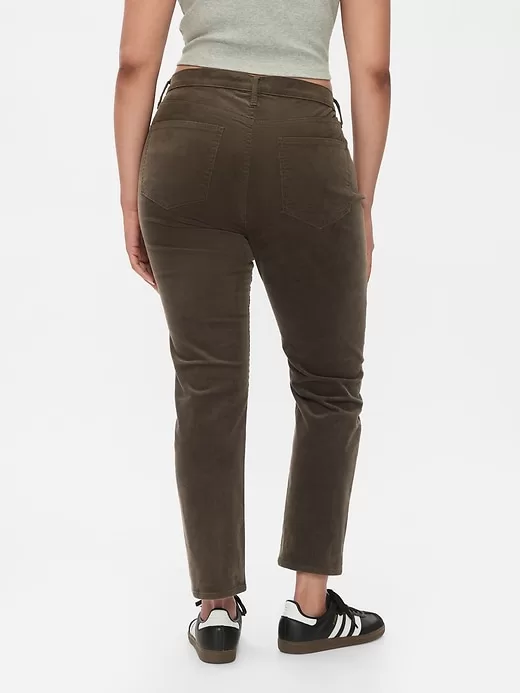 High Rise Corduroy Vintage Slim Pants High Rise Corduroy Vintage Slim Pants