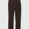 High Rise Corduroy Vintage Slim Pants