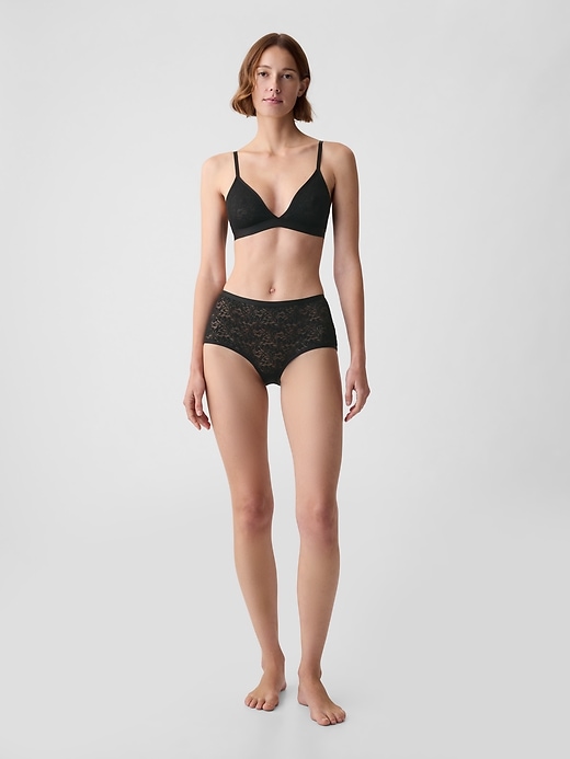 High Rise Floral Lace Brief High Rise Floral Lace Brief