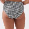 High Rise Gingham Bikini Bottom