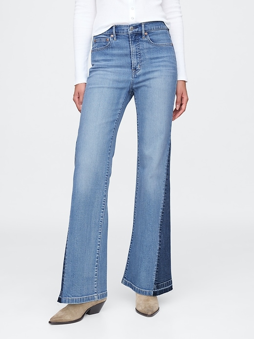 High Rise Patched ’70s Flare Jeans High Rise Patched ’70s Flare Jeans