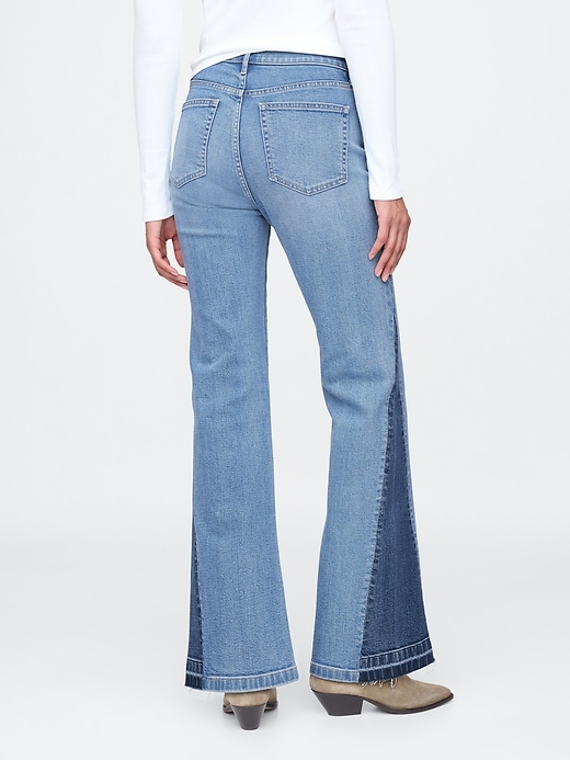 High Rise Patched ’70s Flare Jeans High Rise Patched ’70s Flare Jeans