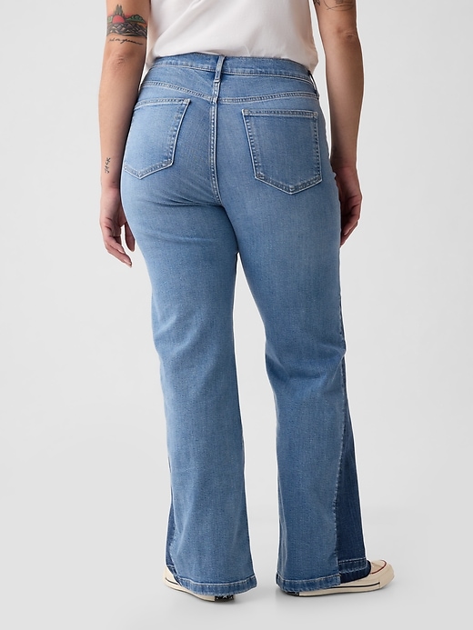 High Rise Patched ’70s Flare Jeans High Rise Patched ’70s Flare Jeans