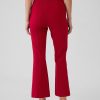 High Rise Ponte Crop Kick Pants