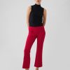 High Rise Ponte Crop Kick Pants