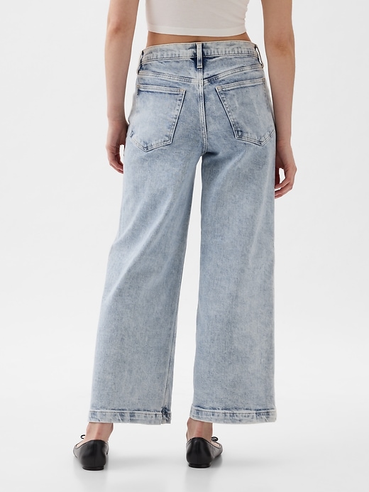 High Rise Stride Wide-Leg Ankle Jeans High Rise Stride Wide-Leg Ankle Jeans