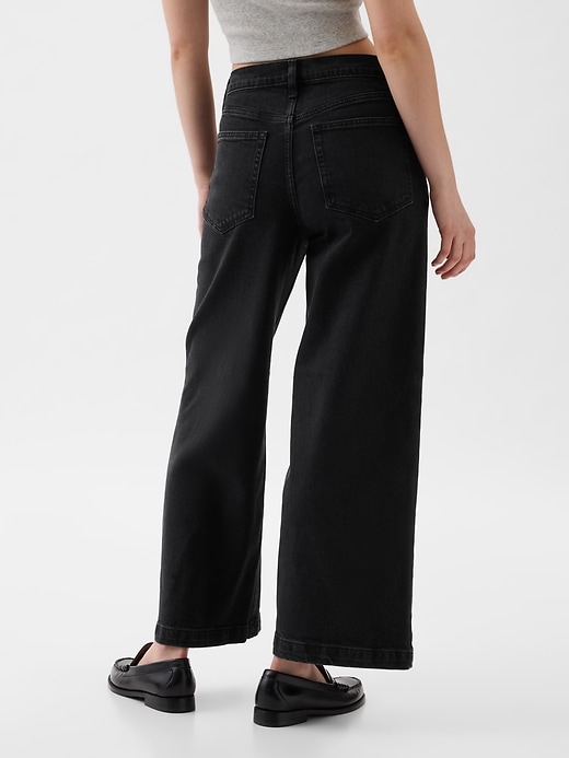 High Rise Stride Wide-Leg Ankle Jeans High Rise Stride Wide-Leg Ankle Jeans
