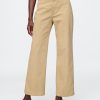 High Rise Stride Wide-Leg Ankle Khakis