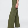 High Rise Stride Wide-Leg Ankle Khakis