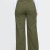 High Rise Stride Wide-Leg Ankle Khakis