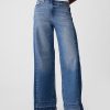 High Rise Stride Wide-Leg Jeans