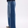 High Rise Stride Wide-Leg Jeans