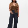 High Rise Stride Wide-Leg Jeans