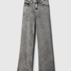 High Rise Stride Wide-Leg Jeans