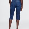 High Rise True Skinny Capri Jeans
