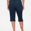 High Rise True Skinny Capri Jeans