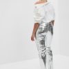 High Rise Vegan Leather Cheeky Straight Pants High Rise Vegan Leather Cheeky Straight Pants