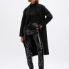 High Rise Vegan Patent Leather Vintage Slim Pants
