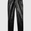 High Rise Vegan Patent Leather Vintage Slim Pants