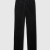 High Rise Velvet '90s Straight Pants