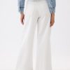 High Stride Wide-Leg Ankle Jeans
