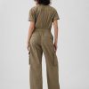 Khaki Utility Jumpsuit