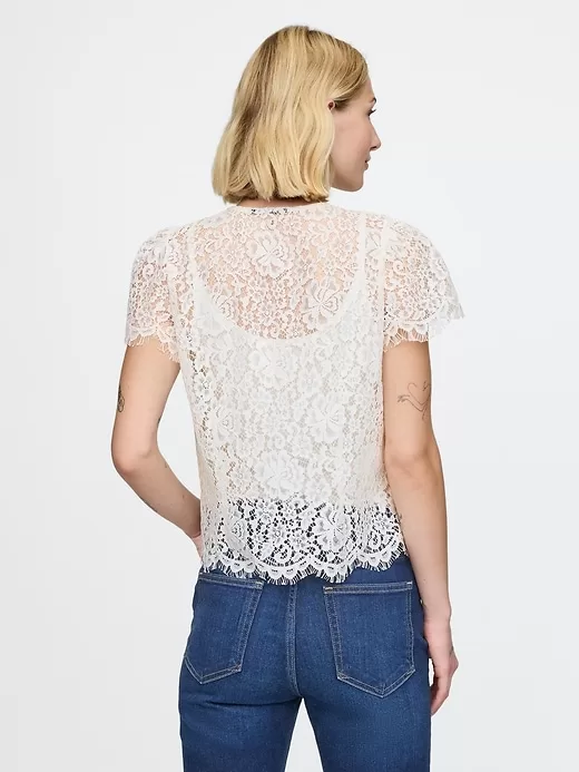 Lace Cap Sleeve Top Lace Cap Sleeve Top