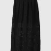 Lace Pull-On Midi Skirt