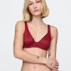 Lace Unlined Semi-Demi Bra