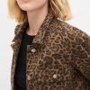 Leopard Denim Chore Jacket