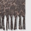 Leopard Fringe Scarf