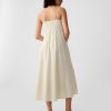 Linen-Blend Midi Dress Linen-Blend Midi Dress