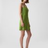 Linen-Blend Mini Dress Linen-Blend Mini Dress