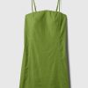 Linen-Blend Mini Dress Linen-Blend Mini Dress