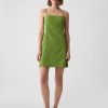 Linen-Blend Mini Dress Linen-Blend Mini Dress