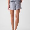 Linen-Blend PJ Shorts