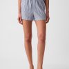 Linen-Blend PJ Shorts
