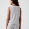 Linen-Blend PJ Tank Top