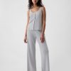 Linen-Blend PJ Tank Top
