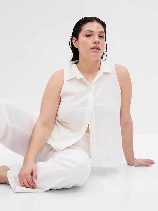 Linen-Blend Shirt Linen-Blend Shirt