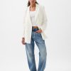 Linen-Cotton Belted Blazer