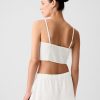 Linen-Cotton Cropped Tube Top Linen-Cotton Cropped Tube Top