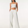 Linen-Cotton Cropped Tube Top Linen-Cotton Cropped Tube Top