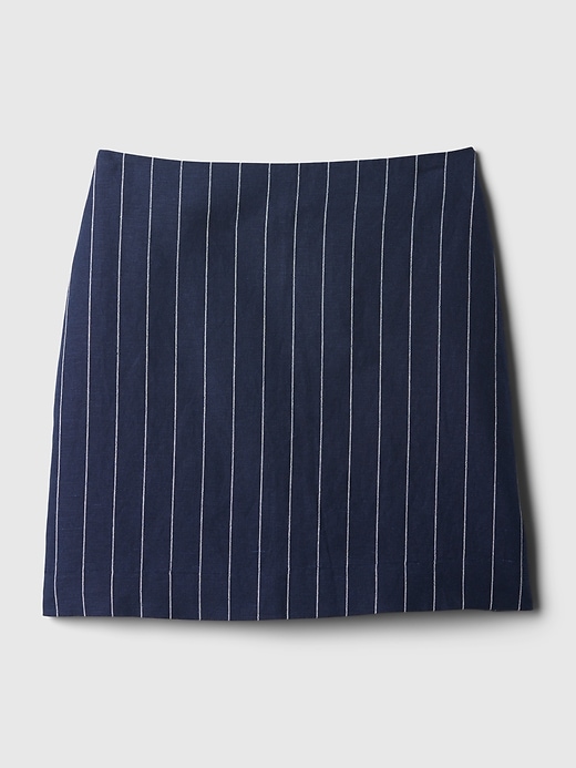 Linen-Cotton Mini Skirt Linen-Cotton Mini Skirt