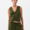 Linen-Cotton Vest