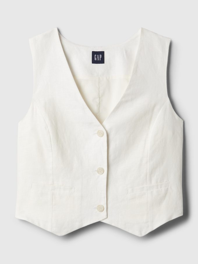 Linen-Cotton Vest