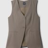 Longline Twill Vest