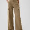 Low Rise Cargo Baggy Khakis