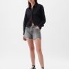 Low Rise Stride Denim Shorts